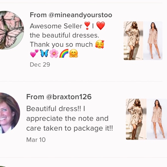 5🌟Lucca Nude Ruffle Tie Front Long Sleeve Dress - Picture 2 of 10